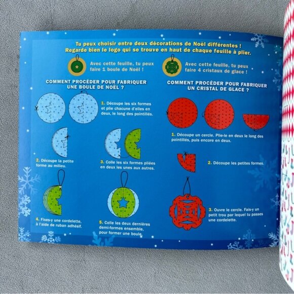 FRENCH ~ Set of 2 ~ Christmas Activity Craft Books - Picture 10 of 13